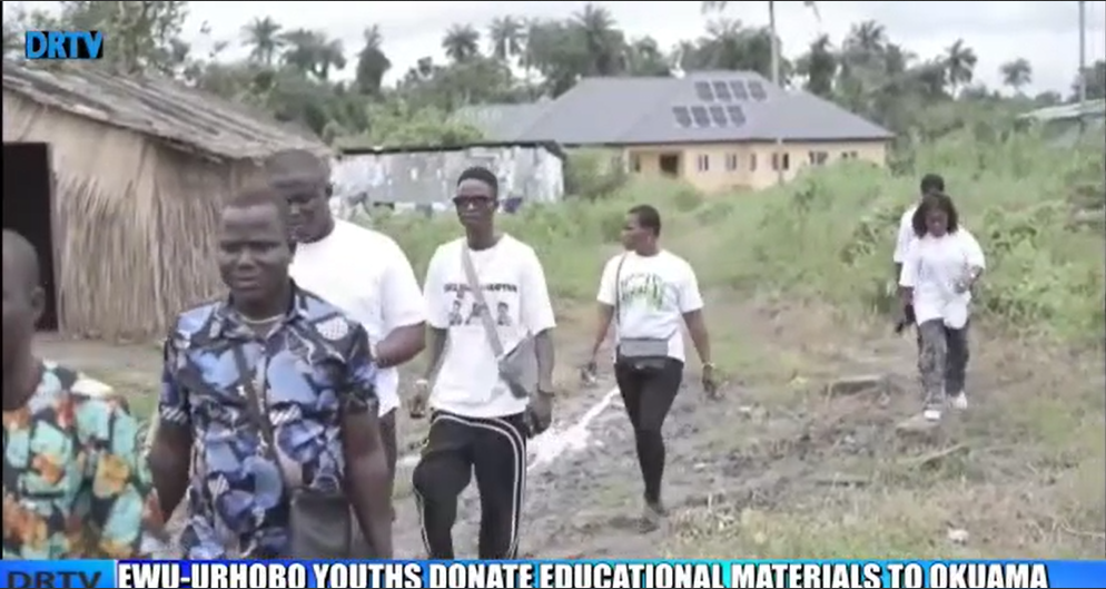 Ewu-Urhobo Youth Association Supports Okuama Pupils with School Materials